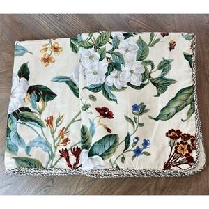 Waverly Williamsburg Magnolia King Size Pillow Shams Set Of 2 Floral Covers